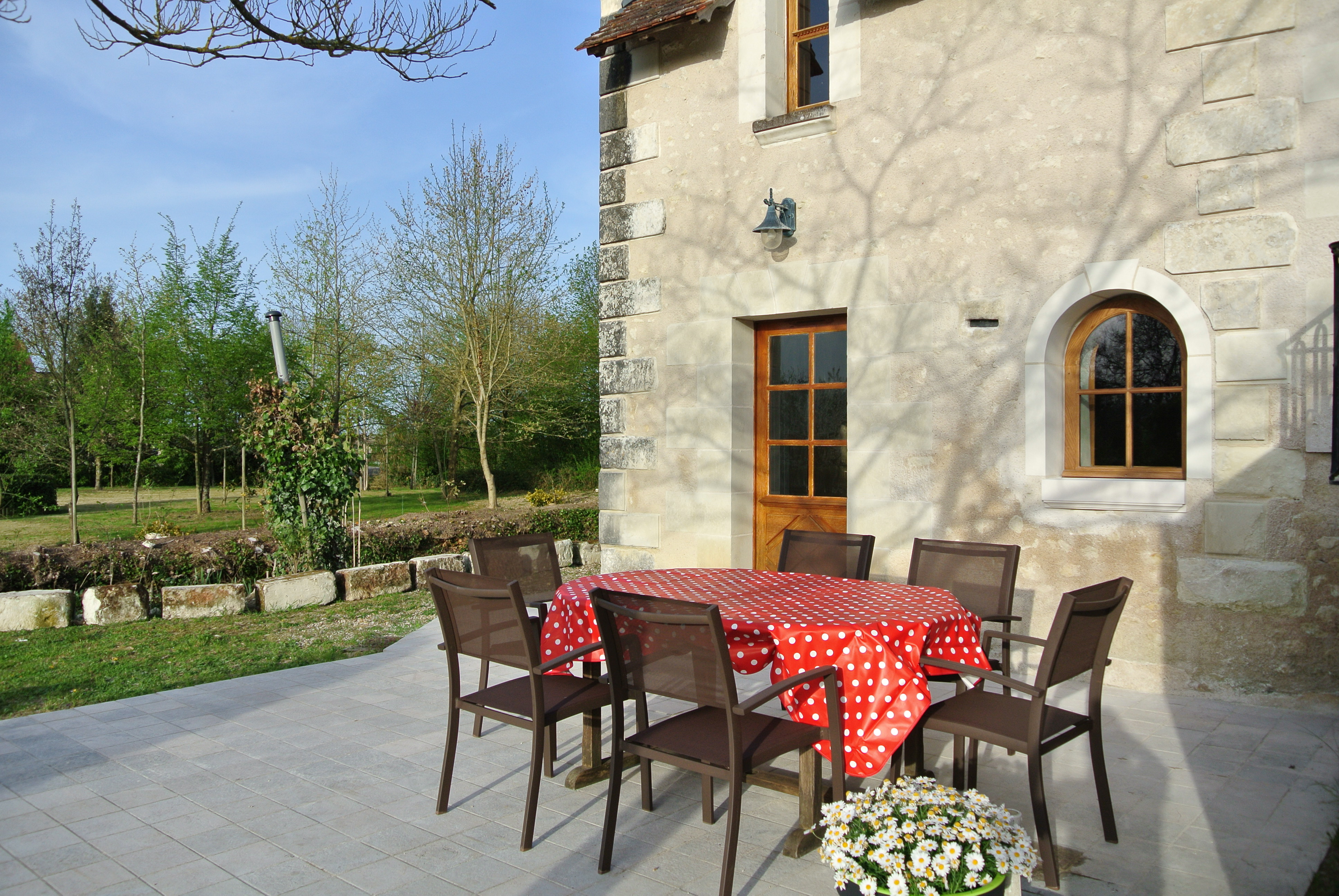 Terrasse privative du Cambalu des Douves